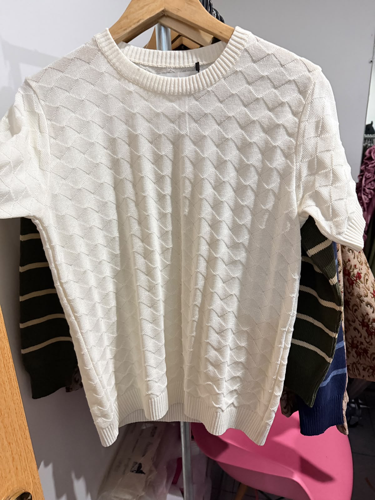FABRICA DE PUNTO: PLAYERA ROMBOS