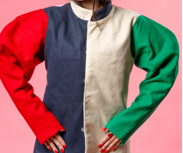 EL LLAMAFANTE: CHAMARRA HARLEQUIN