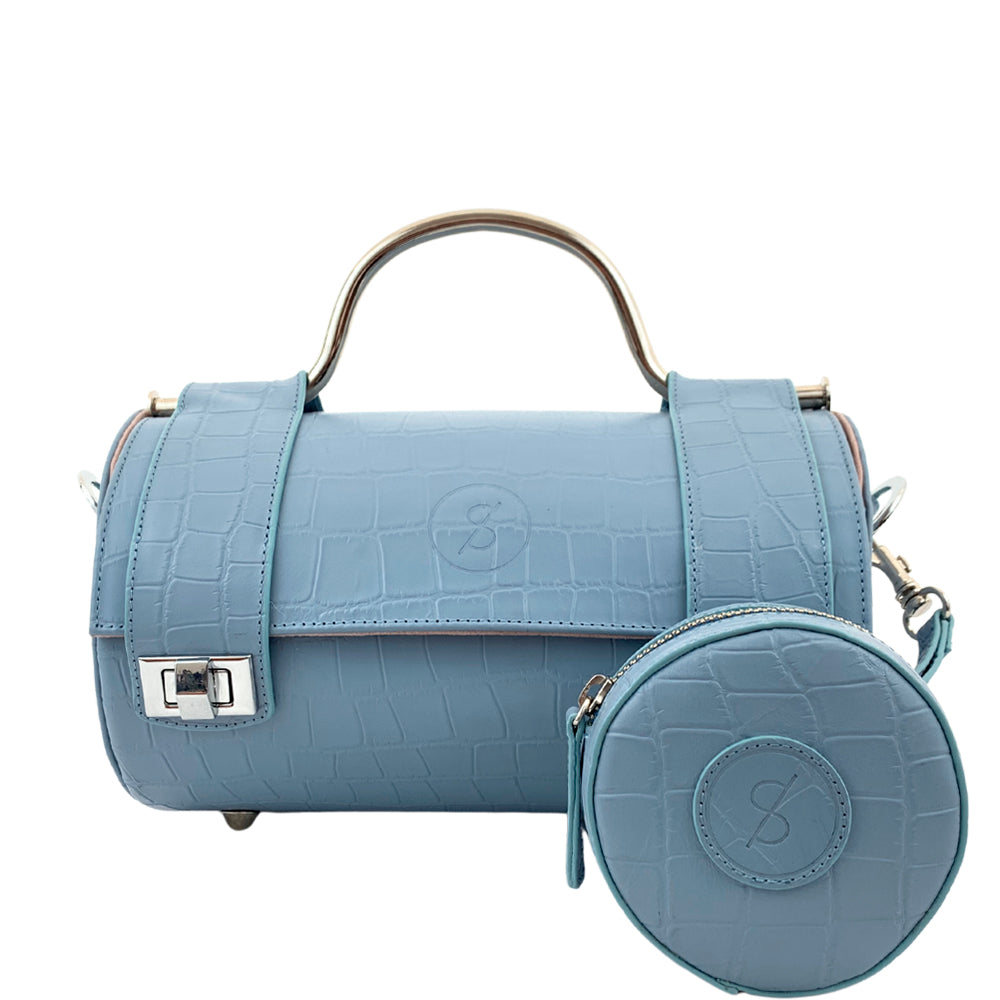 Celeste Baby Blue frente monedero